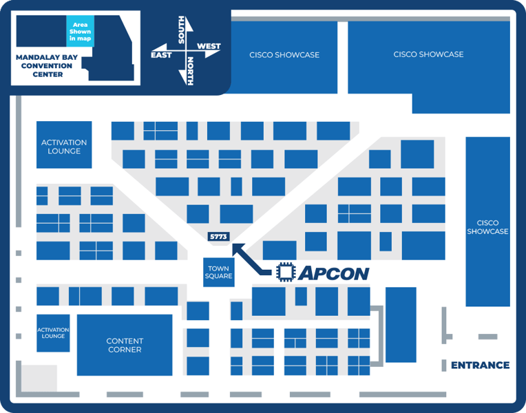 APCON Exhibiting at the Cisco Live 2024 Tradeshow June 26, 2024